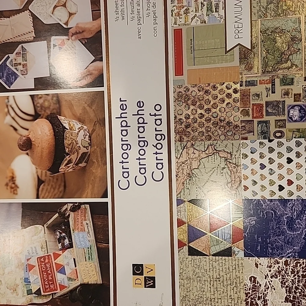 Scrapbooking Crafting Paper Lot